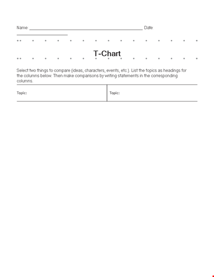 product comparison chart | compare products easily template