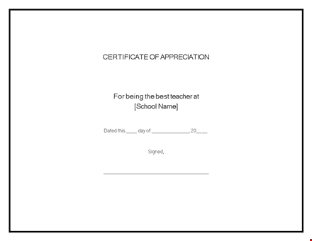 certificate of appreciation template | customize and download now! template
