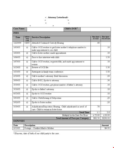 legal document templates | billing, child support, minutes | customize in minutes template