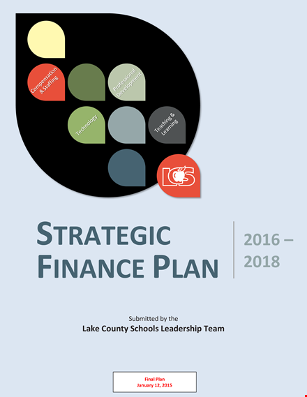 school financial strategic plan template