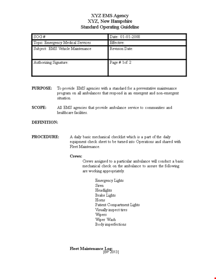 vehicle maintenance log template - easily track service, maintenance, and checks template