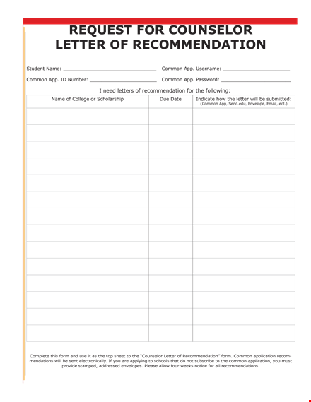 expert letter of recommendation tips template