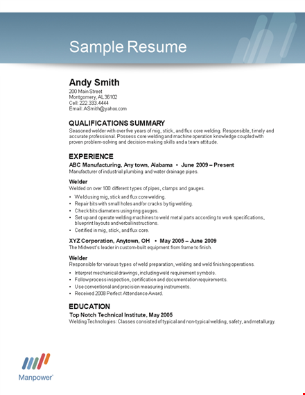 free printable resume example template