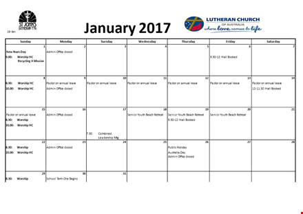 free printable monthly weekly calendar template