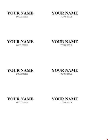 create professional name tags - customizable templates available template