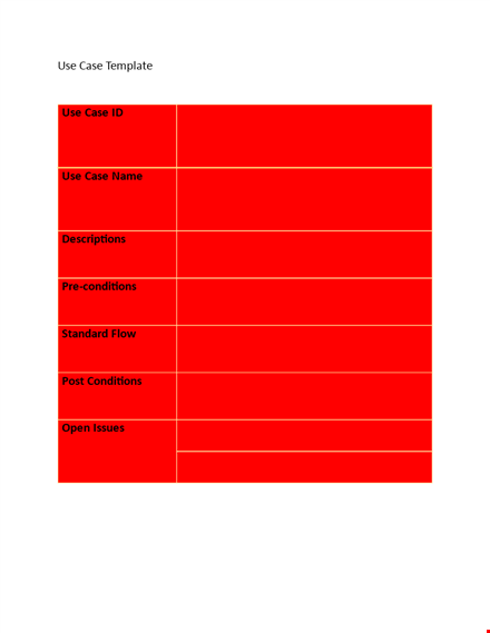 use case template: best practices for writing effective use cases template