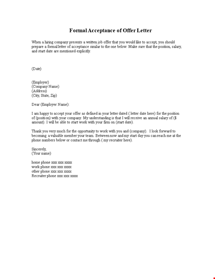 formal acceptance of offer letter example.pdf template