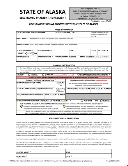 payment agreement template | state-specific for business accounts template