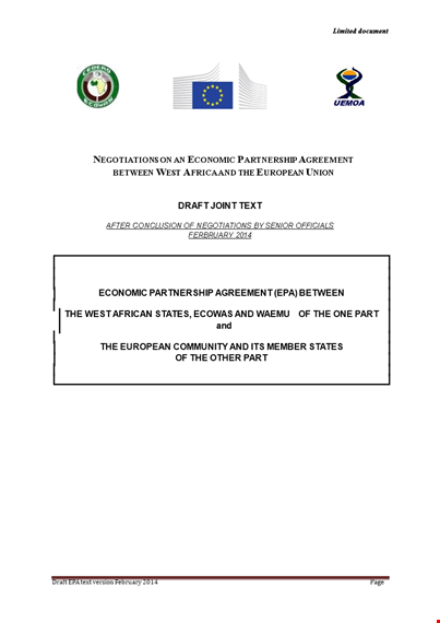 economic general partnership agreement template