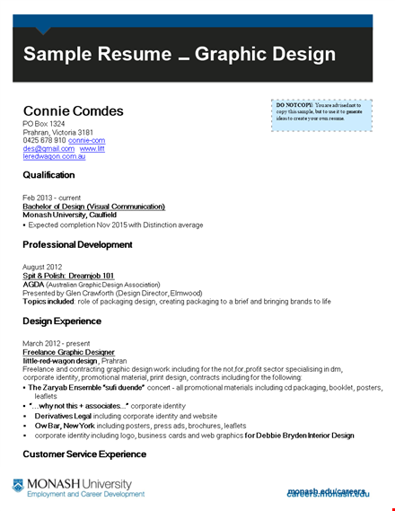 modern resume design | corporate identity included template