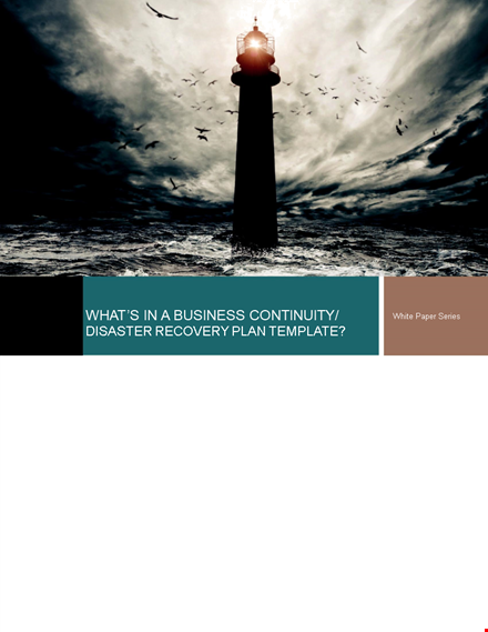 business disaster recovery plan template - example for recovery template