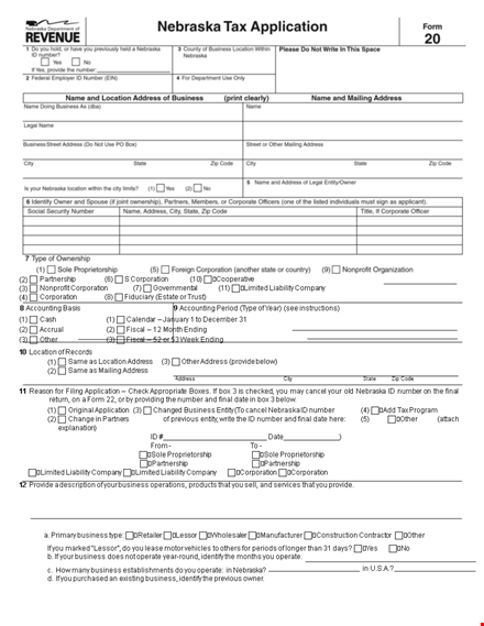 income tax job application form template