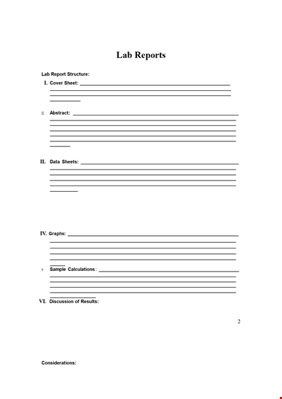 period & uncertainty lab report template - easy to use template