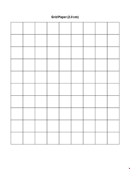 free printable grid paper sample template