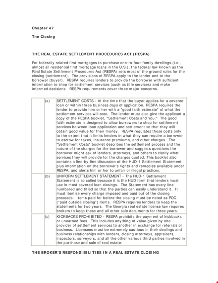 commercial settlement: closing attorney for buyers | example and template template