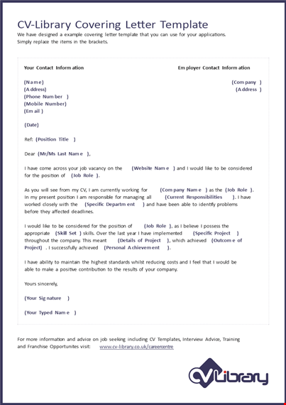 librarian cover letter template - download pdf, contact information & inform about your skills template
