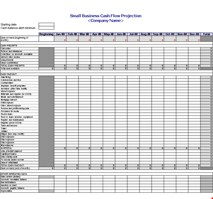 cash flow statement template in excel template