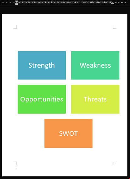 swot analysis template - free download for effective planning template