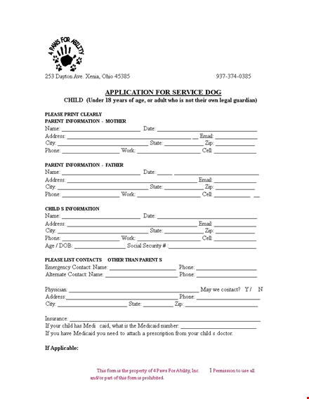 service dog letter pdf free download template