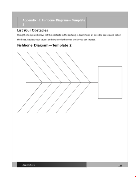 create professional fishbone diagrams | easy-to-use template template