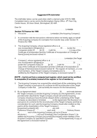 sample letter claiming dependents template