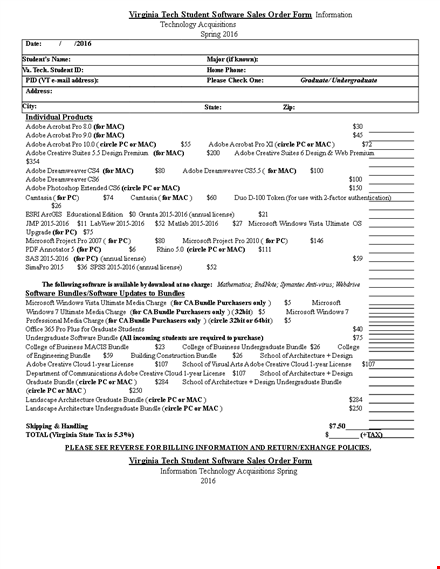 download example student software sales order form template