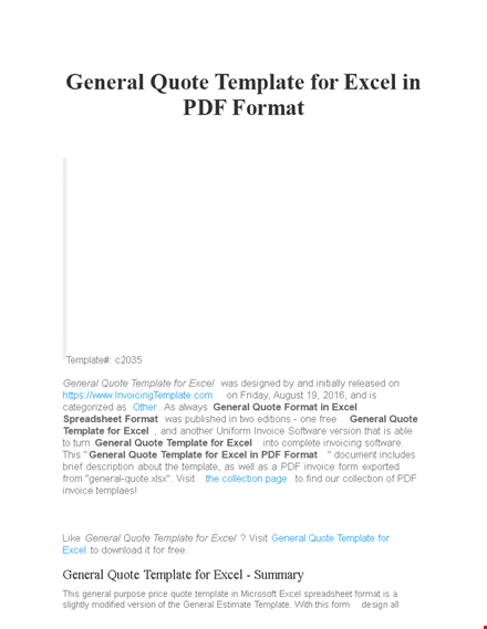 customize and simplify your quotes with our excel quote template template