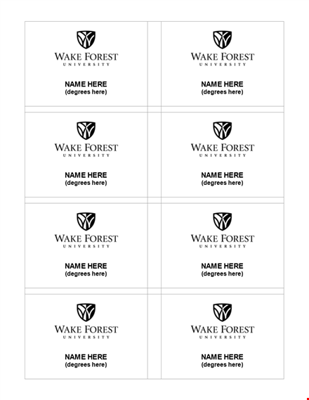 customize your name tag: choose from a variety of degrees with our name tag template template
