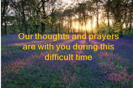 sympathy messages: sending difficult thoughts and prayers - template template