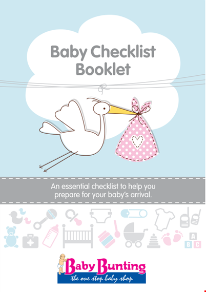 essential baby register checklist for a perfect nursery template