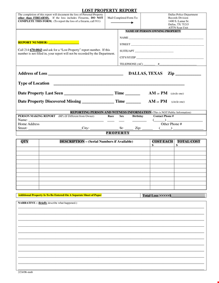 property police report template - efficiently document reports template