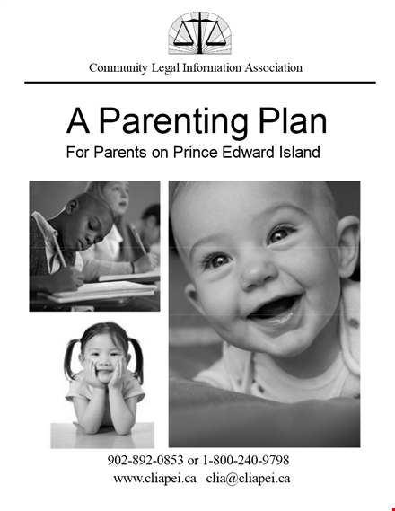 create a comprehensive parenting plan for peaceful co-parenting template