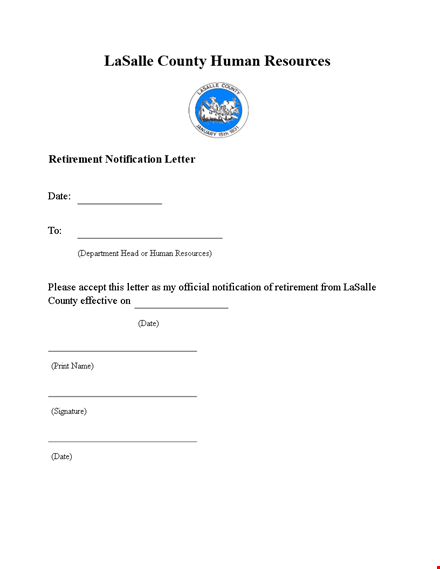 retirement announcement template - resources for human county | lasalle template