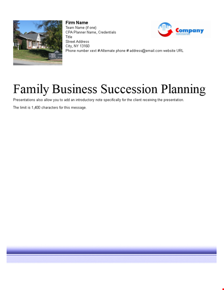 family business succession planning template template