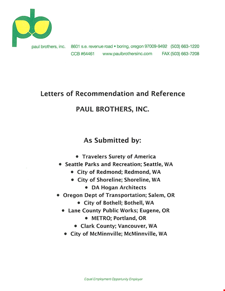 construction employee recommendation letter template
