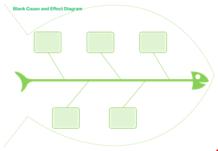 fishbone cause effect diagram template