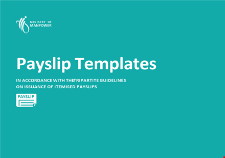 salary slip template template