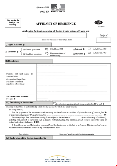 get your proof of residency letter for any beneficiary template