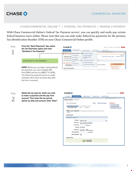 chase bank tax statement template