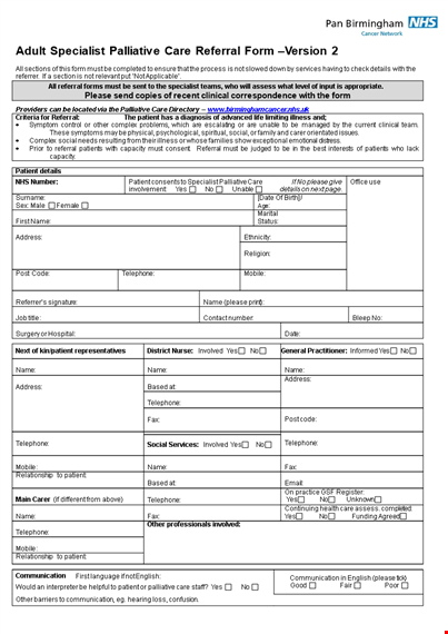 referral form template - streamline patient referrals | improve efficiency template