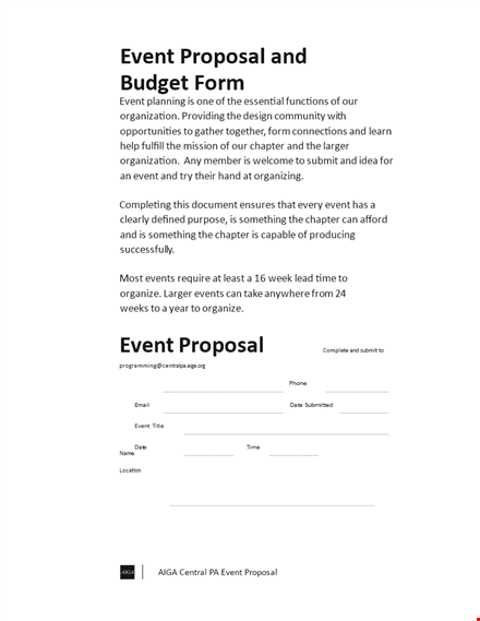 create winning event proposals: budget your expenses with ease template
