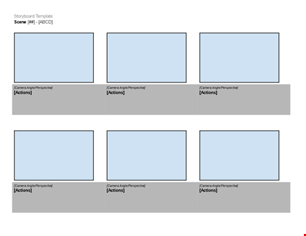 create compelling visuals with our storyboard templates template