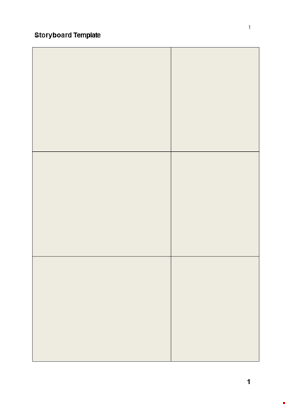 create a powerful visual narrative with our story board template template