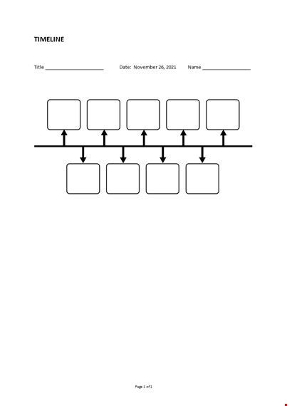 printable timeline template