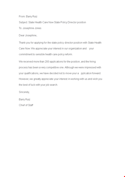 email job template