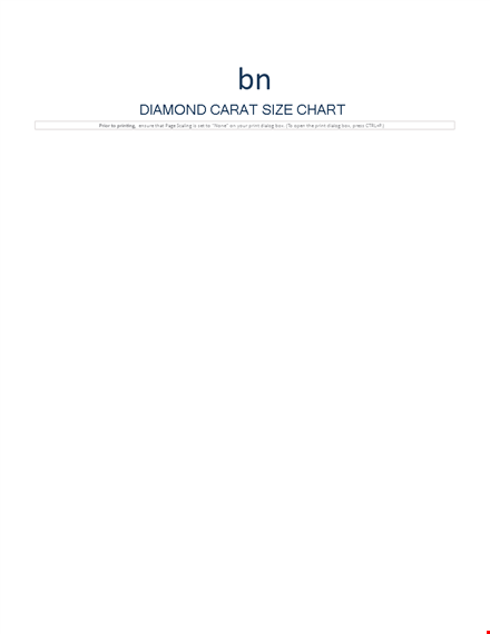 print a diamond size chart | blue nile template