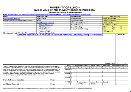 download invoice template for travel with payment voucher and advance option template