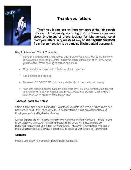 download our formal business thank you letter template for your position | express your gratitude template