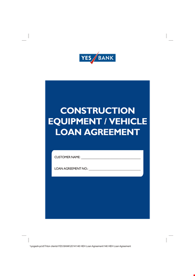 personal car loan agreement template - borrower and lender agreement template