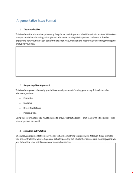 expert essay outlining: how to explain your argumentative topic template